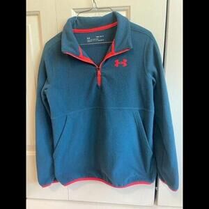 Youth Under Armour Kid's Pullover Blue Size Youth Medium